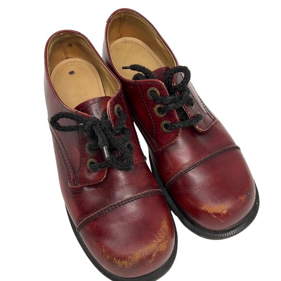Dr. Martens Womens Leather Ankle Boots Ox Blood Size UK 3 US 5 vintage - Picture 13 of 13
